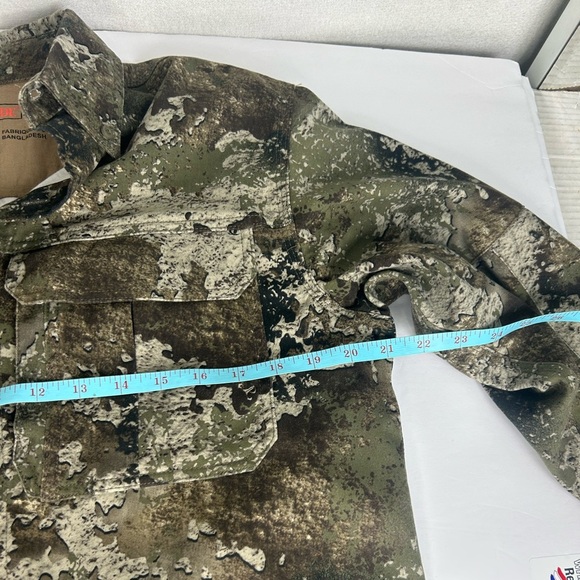 RedHead Silent-Hide Button-Down Long-Sleeve Shirt Camo Strata Mens Small Hunting - Picture 6 of 13